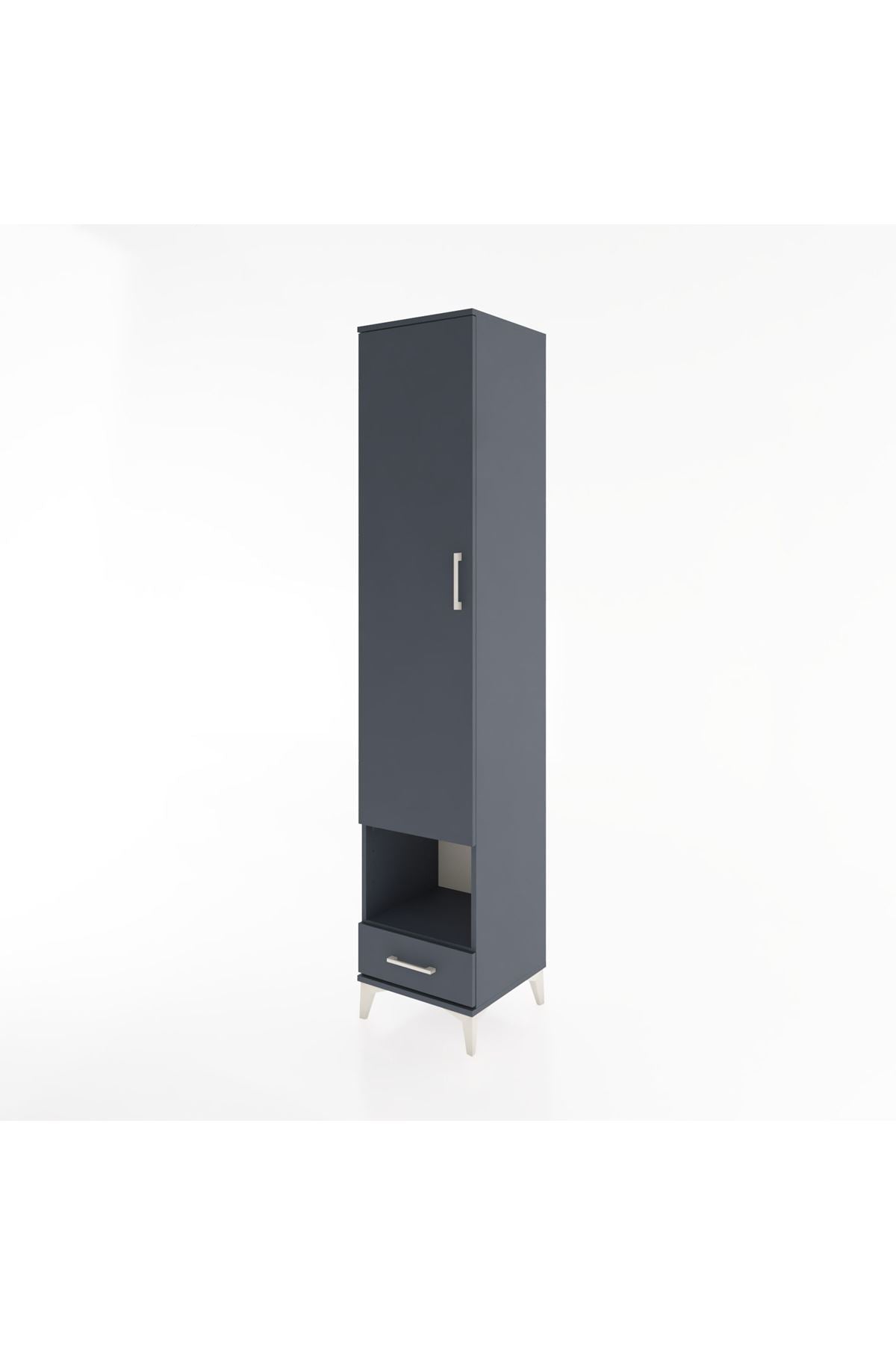 Hyperion Dolap 4 Raflı Tek Çekmeceli Tek Askılı 44x44x221 - S61M028V5B