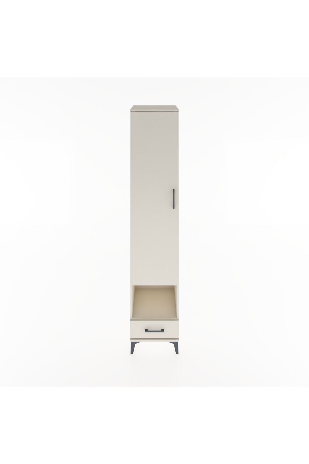 Hyperion Dolap 6 Raflı Tek Çekmeceli Tek Kapaklı 44x44x221 - S61M029V1B