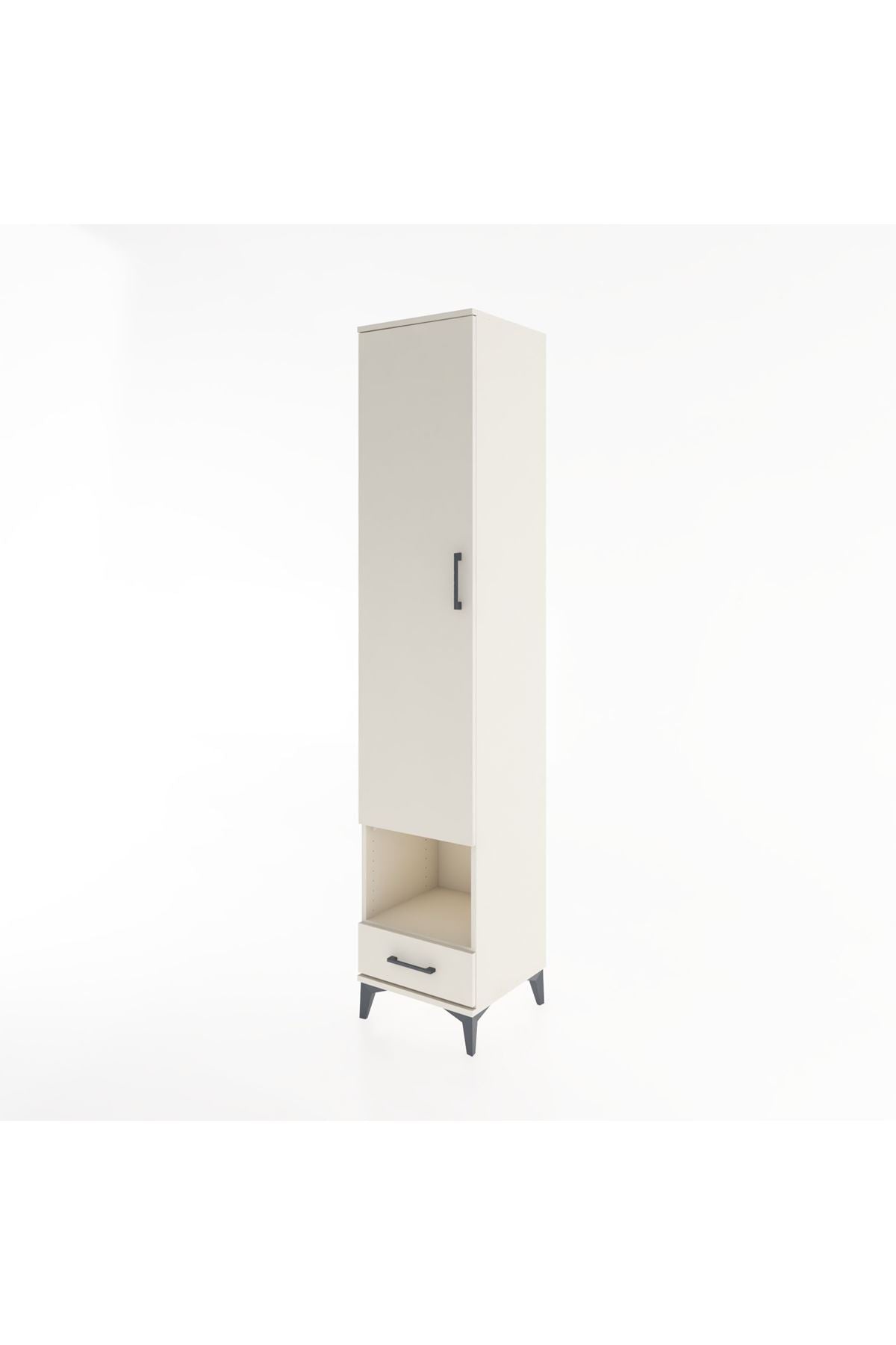 Hyperion Dolap 6 Raflı Tek Çekmeceli Tek Kapaklı 44x44x221 - S61M029V1B