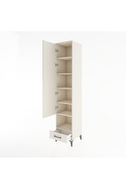 Hyperion Dolap 6 Raflı Tek Çekmeceli Tek Kapaklı 44x44x221 - S61M029V1B