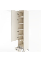 Hyperion Dolap 6 Raflı Tek Çekmeceli Tek Kapaklı 44x44x221 - S61M029V1B