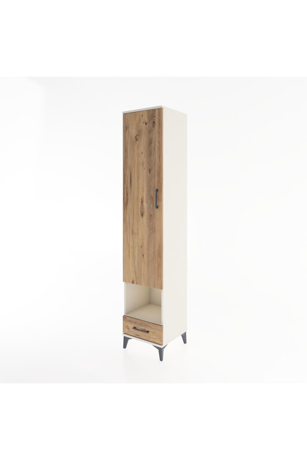 Hyperion Dolap 6 Raflı Tek Çekmeceli Tek Kapaklı 44x44x221 - S61M029V3B