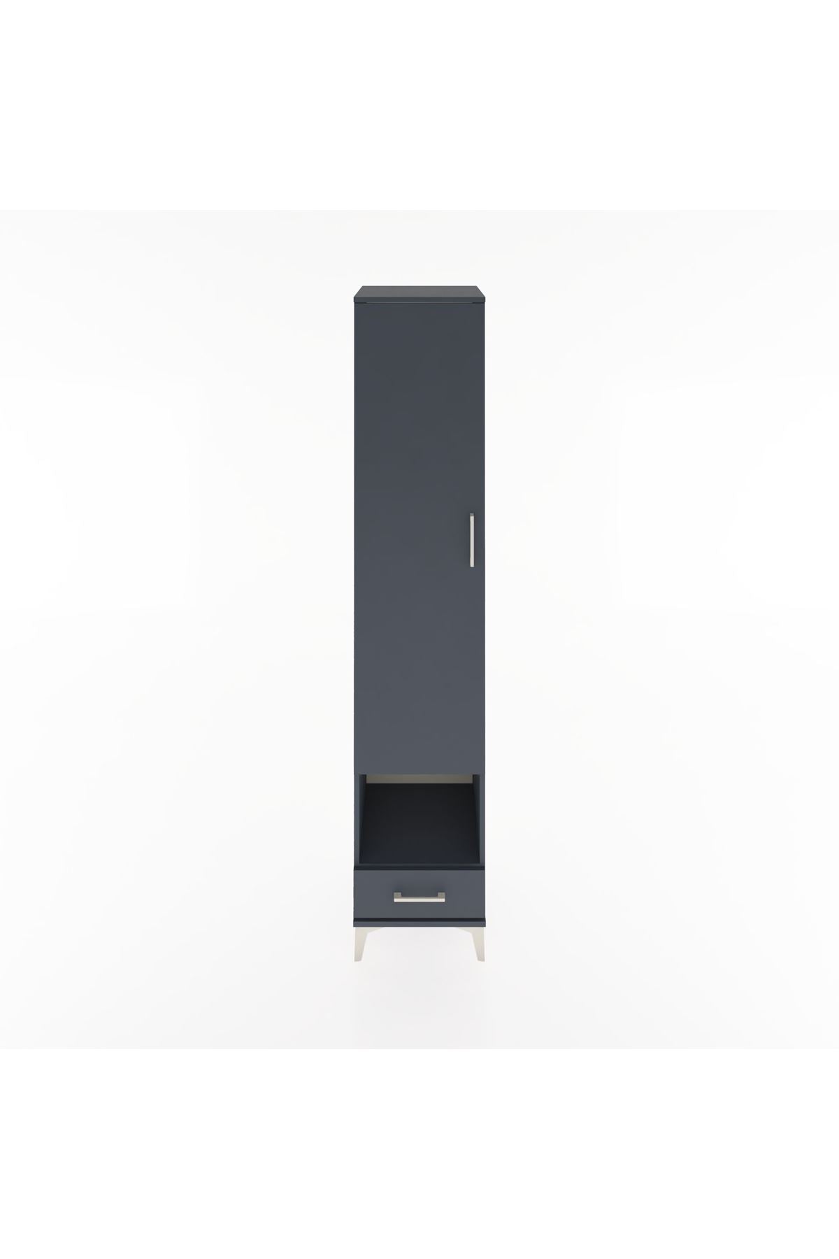 Hyperion Dolap 6 Raflı Tek Çekmeceli Tek Kapaklı 44x44x221 - S61M029V5B