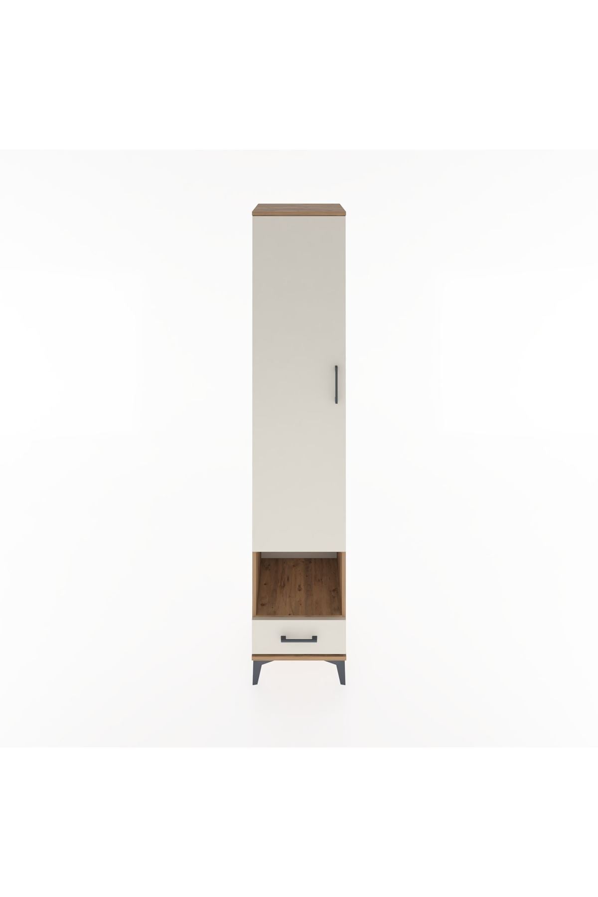 Hyperion Dolap 6 Raflı Tek Çekmeceli Tek Kapaklı 44x44x221 - S61M029V7B