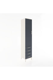 Hyperion Dolap 2 Raflı 4 Çekmeceli Tek Askılı 44x44x221 - S61M030V2B