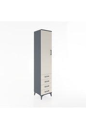 Hyperion Dolap 2 Raflı 4 Çekmeceli Tek Askılı 44x44x221 - S61M030V4B