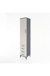 Hyperion Dolap 2 Raflı 4 Çekmeceli Tek Askılı 44x44x221 - S61M030V4B