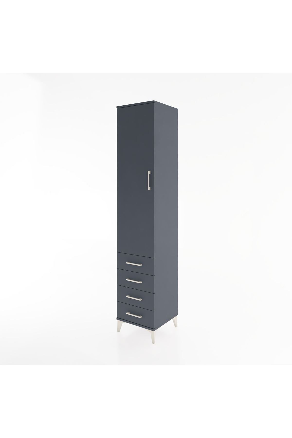 Hyperion Dolap 2 Raflı 4 Çekmeceli Tek Askılı 44x44x221 - S61M030V5B