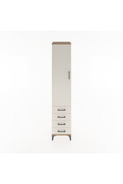 Hyperion Dolap 2 Raflı 4 Çekmeceli Tek Askılı 44x44x221 - S61M030V7B