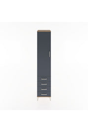 Hyperion Dolap 2 Raflı 4 Çekmeceli Tek Askılı 44x44x221 - S61M030V8B