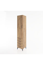 Hyperion Dolap 2 Raflı 4 Çekmeceli Tek Askılı 44x44x221 - S61M030V9B
