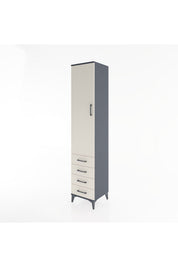 Hyperion Dolap 4 Raflı 4 Çekmeceli Tek Kapaklı 44x44x221 - S61M031V4B