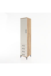 Hyperion Dolap 4 Raflı 4 Çekmeceli Tek Kapaklı 44x44x221 - S61M031V7B
