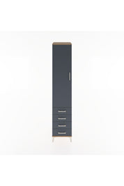Hyperion Dolap 4 Raflı 4 Çekmeceli Tek Kapaklı 44x44x221 - S61M031V8B