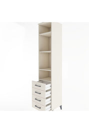 Hyperion Dolap 4 Raflı 4 Çekmeceli 44x44x221 - S61M032V1B