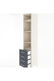Hyperion Dolap 4 Raflı 4 Çekmeceli 44x44x221 - S61M032V2B