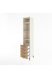 Hyperion Dolap 4 Raflı 4 Çekmeceli 44x44x221 - S61M032V3B