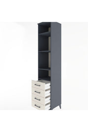 Hyperion Dolap 4 Raflı 4 Çekmeceli 44x44x221 - S61M032V4B