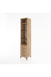 Hyperion Dolap 4 Raflı 4 Çekmeceli 44x44x221 - S61M032V9B