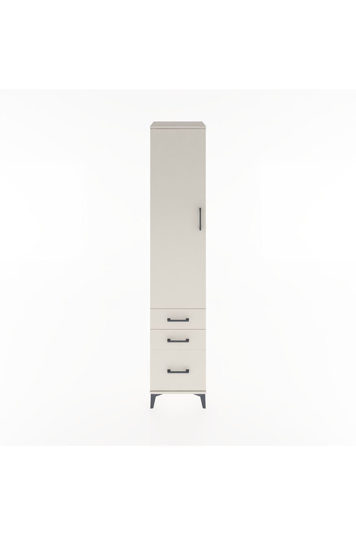 Hyperion Dolap 2 Raflı 3 Çekmeceli Tek Askılı 44x44x221 - S61M033V1B