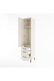 Hyperion Dolap 2 Raflı 3 Çekmeceli Tek Askılı 44x44x221 - S61M033V1B