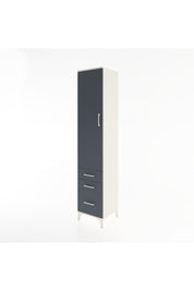 Hyperion Dolap 2 Raflı 3 Çekmeceli Tek Askılı 44x44x221 - S61M033V2B