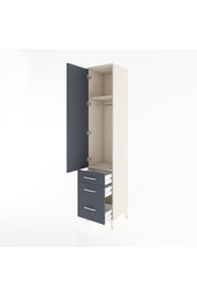 Hyperion Dolap 2 Raflı 3 Çekmeceli Tek Askılı 44x44x221 - S61M033V2B