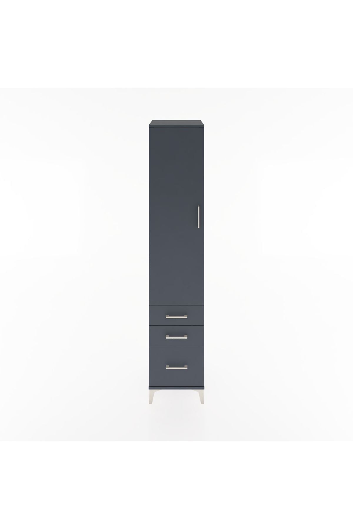 Hyperion Dolap 2 Raflı 3 Çekmeceli Tek Askılı 44x44x221 - S61M033V5B