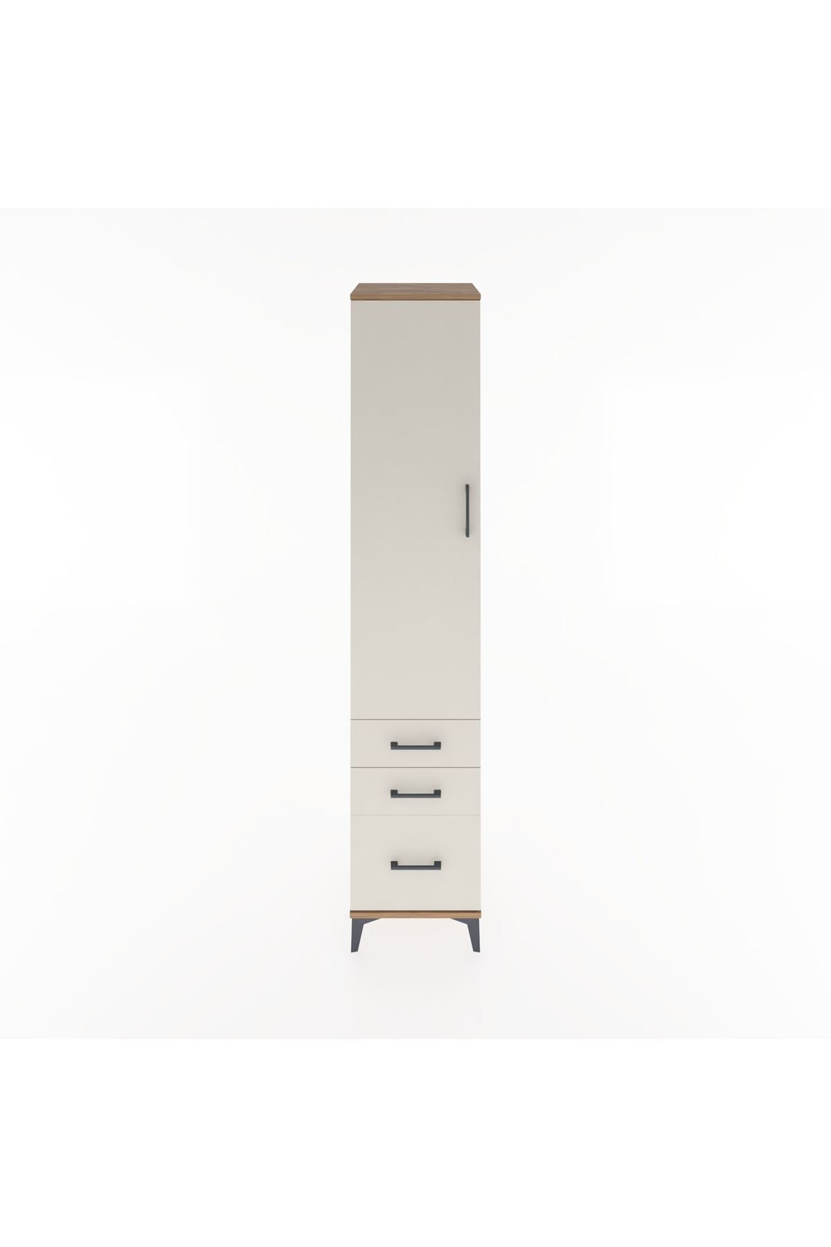Hyperion Dolap 2 Raflı 3 Çekmeceli Tek Askılı 44x44x221 - S61M033V7B