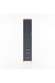 Hyperion Dolap 2 Raflı 3 Çekmeceli Tek Askılı 44x44x221 - S61M033V8B