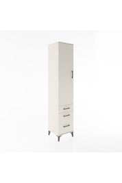 Hyperion Dolap 4 Raflı 3 Çekmeceli Tek Kapaklı 44x44x221 - S61M034V1B