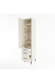 Hyperion Dolap 4 Raflı 3 Çekmeceli Tek Kapaklı 44x44x221 - S61M034V1B