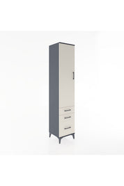 Hyperion Dolap 4 Raflı 3 Çekmeceli Tek Kapaklı 44x44x221 - S61M034V4B
