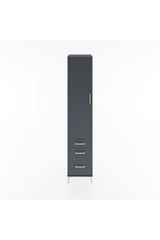 Hyperion Dolap 4 Raflı 3 Çekmeceli Tek Kapaklı 44x44x221 - S61M034V5B