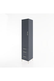 Hyperion Dolap 4 Raflı 3 Çekmeceli Tek Kapaklı 44x44x221 - S61M034V5B