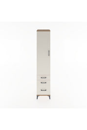 Hyperion Dolap 4 Raflı 3 Çekmeceli Tek Kapaklı 44x44x221 - S61M034V7B