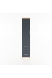 Hyperion Dolap 4 Raflı 3 Çekmeceli Tek Kapaklı 44x44x221 - S61M034V8B