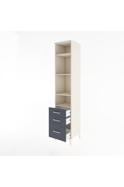 Hyperion Dolap 4 Raflı 3 Çekmeceli 44x44x221 - S61M035V2B