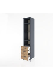 Hyperion Dolap 4 Raflı 3 Çekmeceli 44x44x221 - S61M035V6B