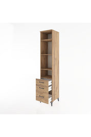 Hyperion Dolap 4 Raflı 3 Çekmeceli 44x44x221 - S61M035V9B