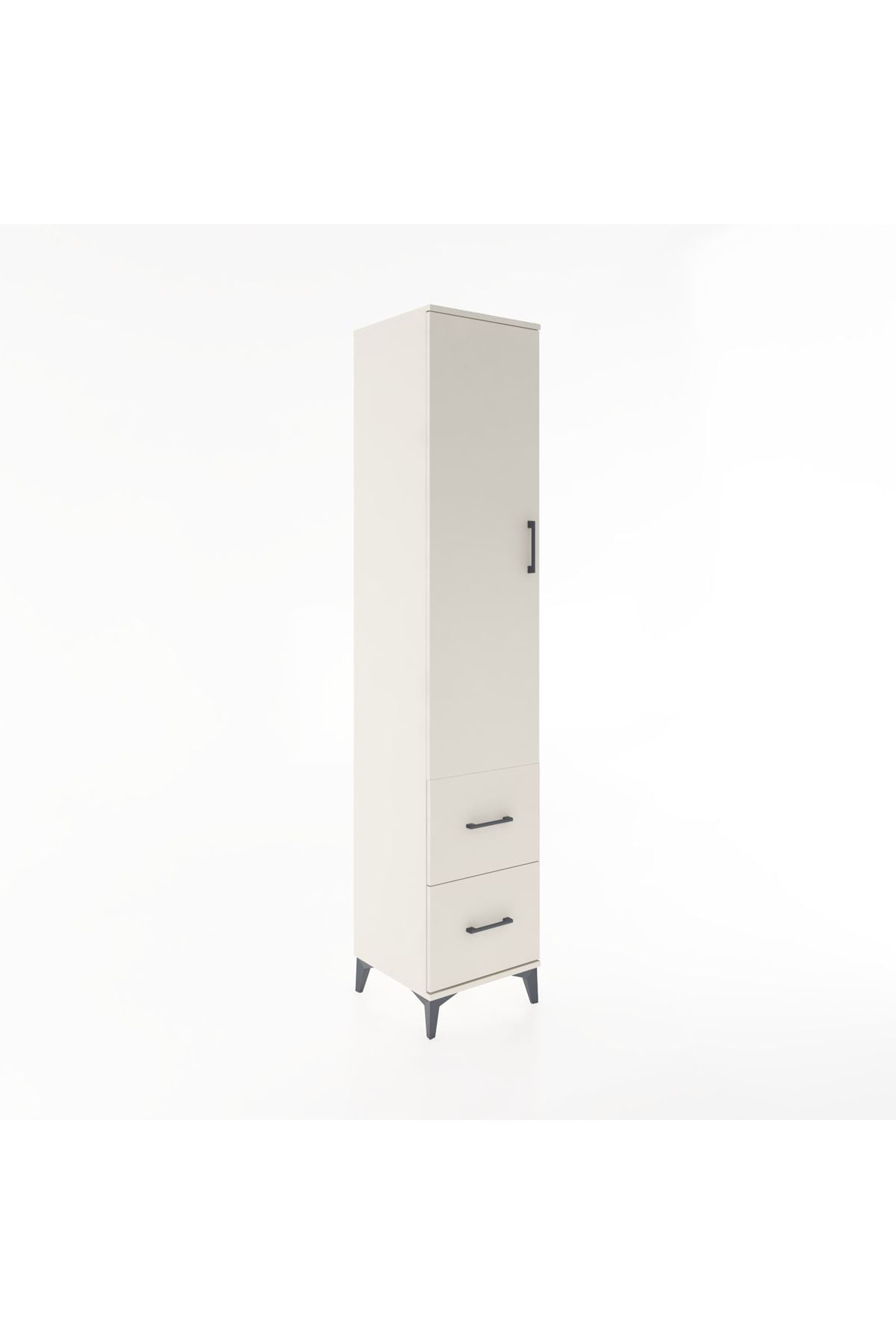 Hyperion Dolap 2 Raflı 2 Çekmeceli Tek Askılı 44x44x221 - S61M036V1B