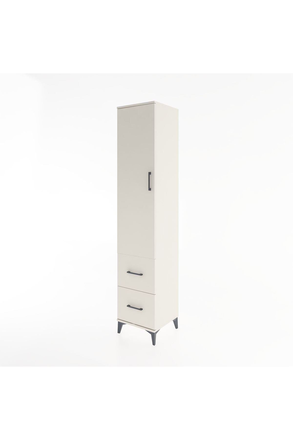 Hyperion Dolap 2 Raflı 2 Çekmeceli Tek Askılı 44x44x221 - S61M036V1B