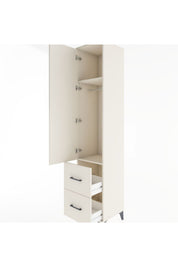 Hyperion Dolap 2 Raflı 2 Çekmeceli Tek Askılı 44x44x221 - S61M036V1B