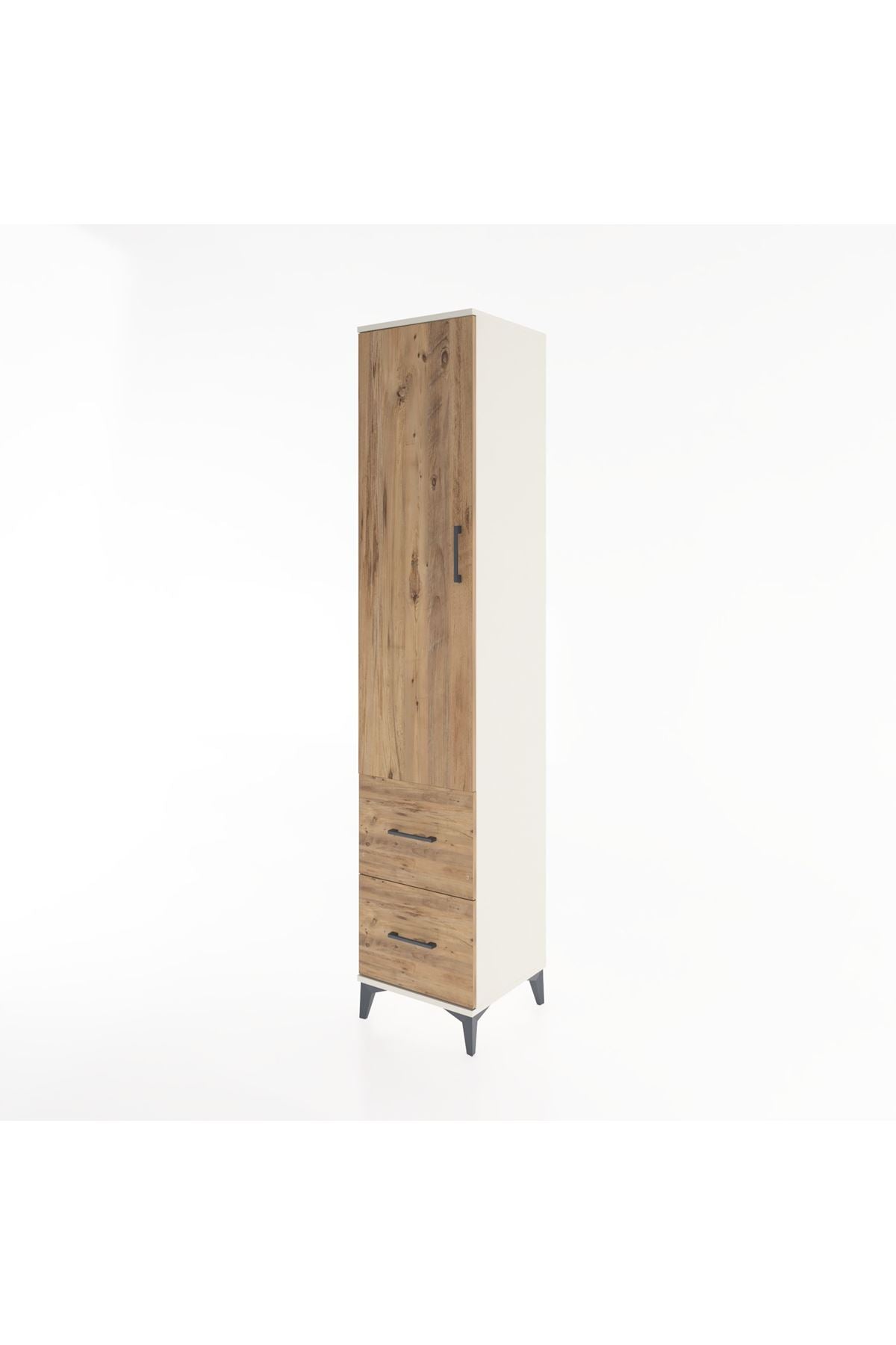 Hyperion Dolap 2 Raflı 2 Çekmeceli Tek Askılı 44x44x221 - S61M036V3B