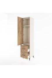 Hyperion Dolap 2 Raflı 2 Çekmeceli Tek Askılı 44x44x221 - S61M036V3B