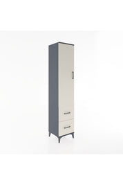 Hyperion Dolap 2 Raflı 2 Çekmeceli Tek Askılı 44x44x221 - S61M036V4B