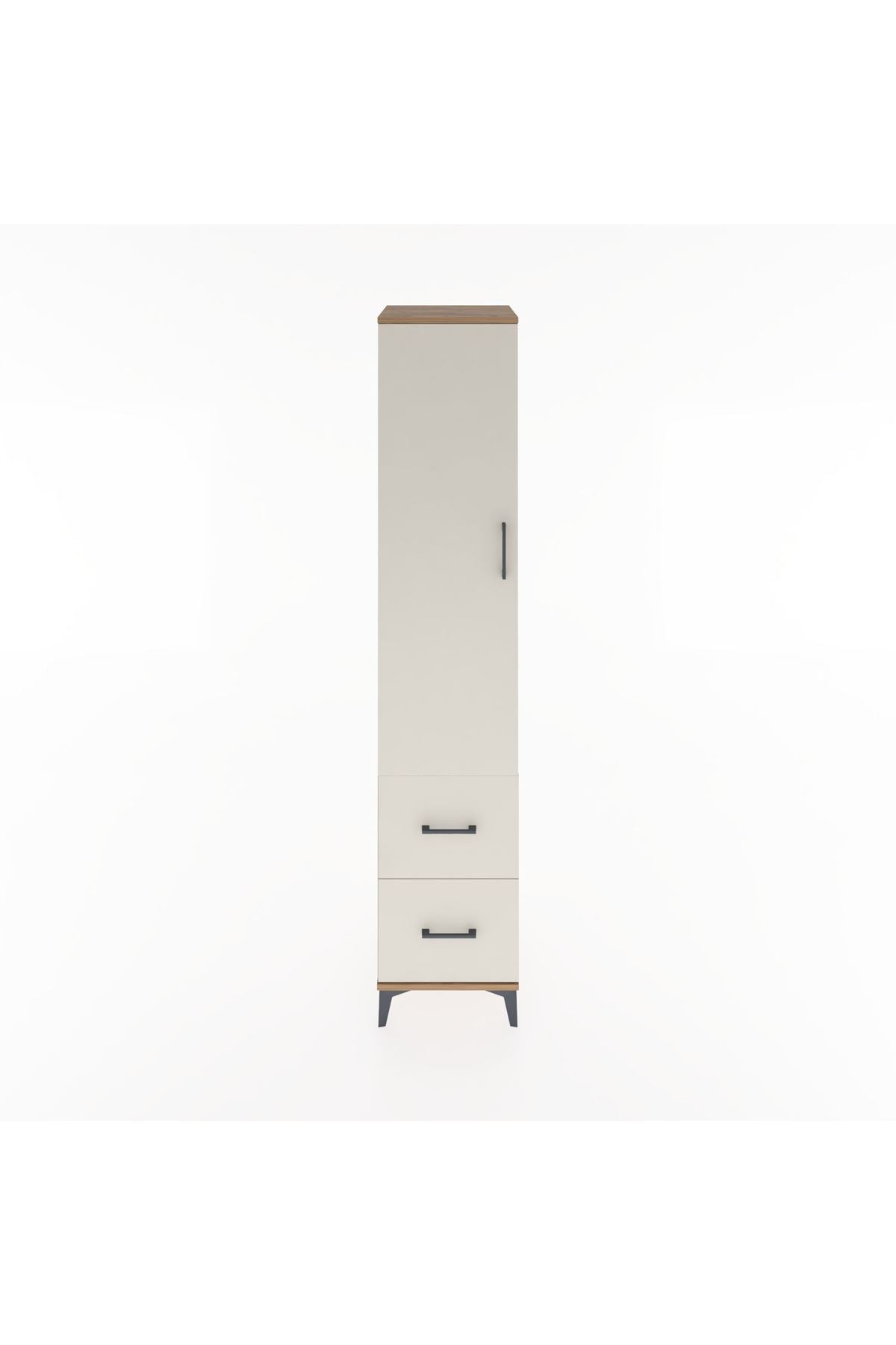 Hyperion Dolap 2 Raflı 2 Çekmeceli Tek Askılı 44x44x221 - S61M036V7B