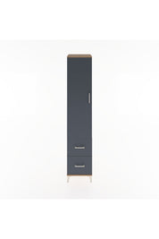 Hyperion Dolap 2 Raflı 2 Çekmeceli Tek Askılı 44x44x221 - S61M036V8B