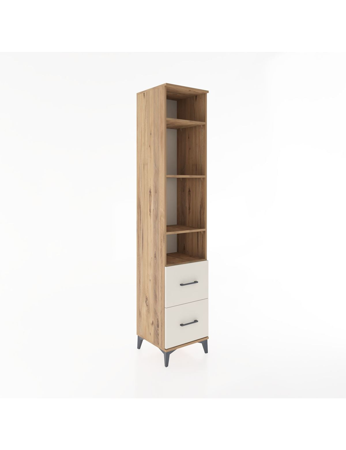 Hyperion Dolap 4 Raflı 2 Çekmeceli 44x44x221 - S61M038V7B