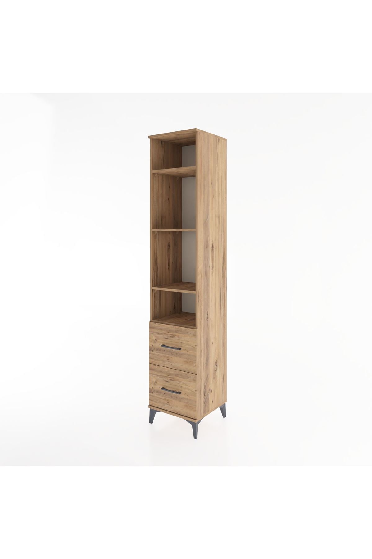 Hyperion Dolap 4 Raflı 2 Çekmeceli 44x44x221 - S61M038V9B